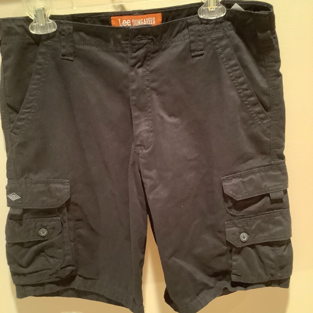Mens Dungaree cargo shorts
